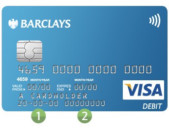 what is an account number on a visa debit card