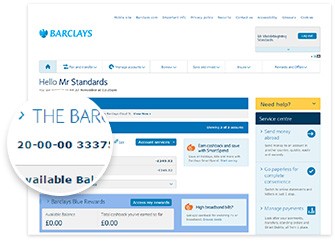 Find Sort Code and Account Number | Barclays
